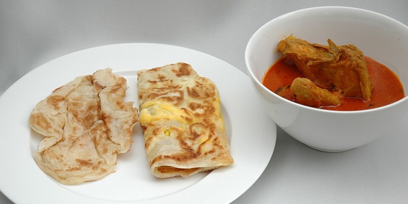 kuliner singapore - singapore street food - Roti Prata 