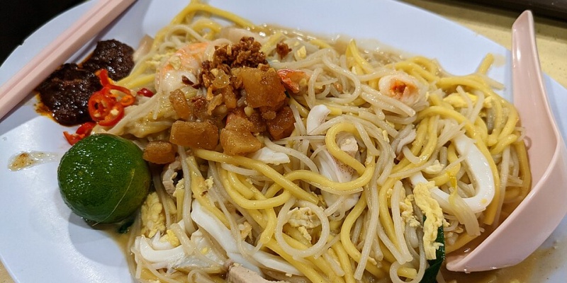 kuliner singapore - singapore street food - hokkien mee 