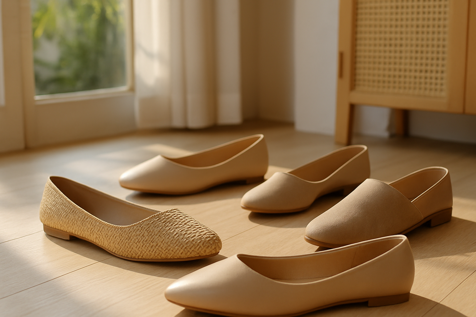 10 Rekomendasi Sepatu Flat Shoes yang Nyaman Dipakai Seharian — ilustrasi 1