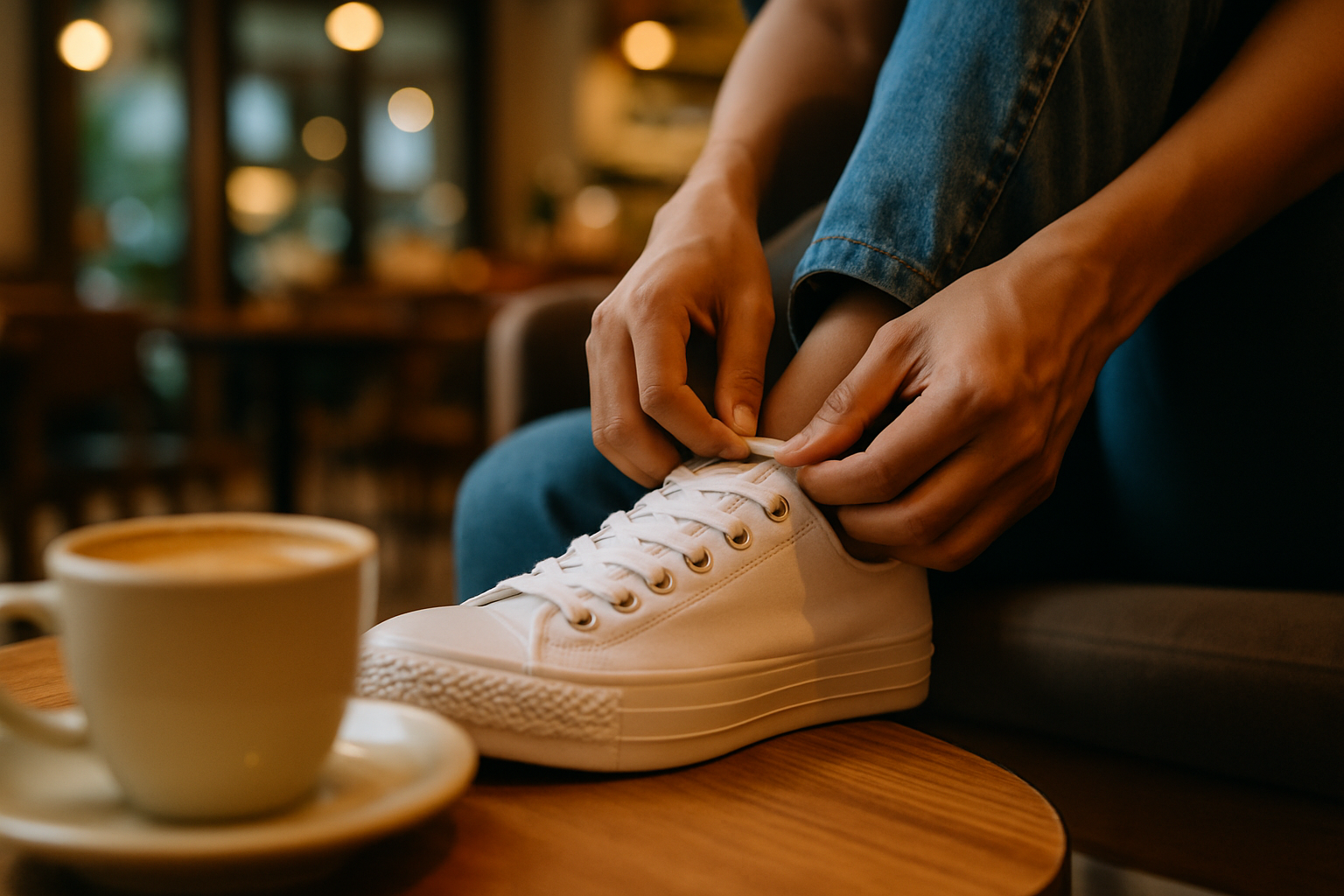 10 Rekomendasi Sepatu Putih untuk Pria dan Wanita. Stylish dan Nyaman Dipakai Seharian — ilustrasi 1