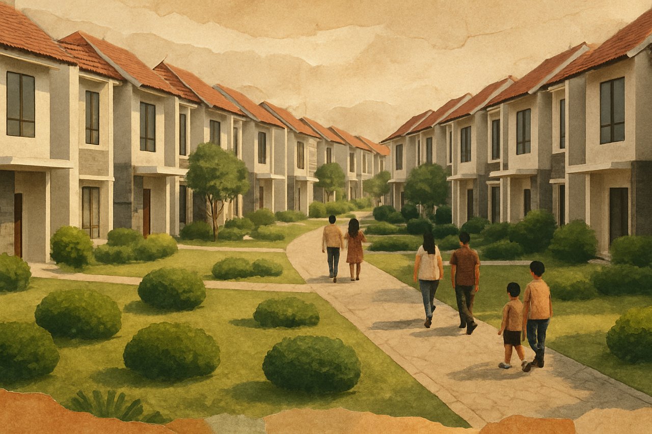 Ipl rumah cluster - ilustrasi 1