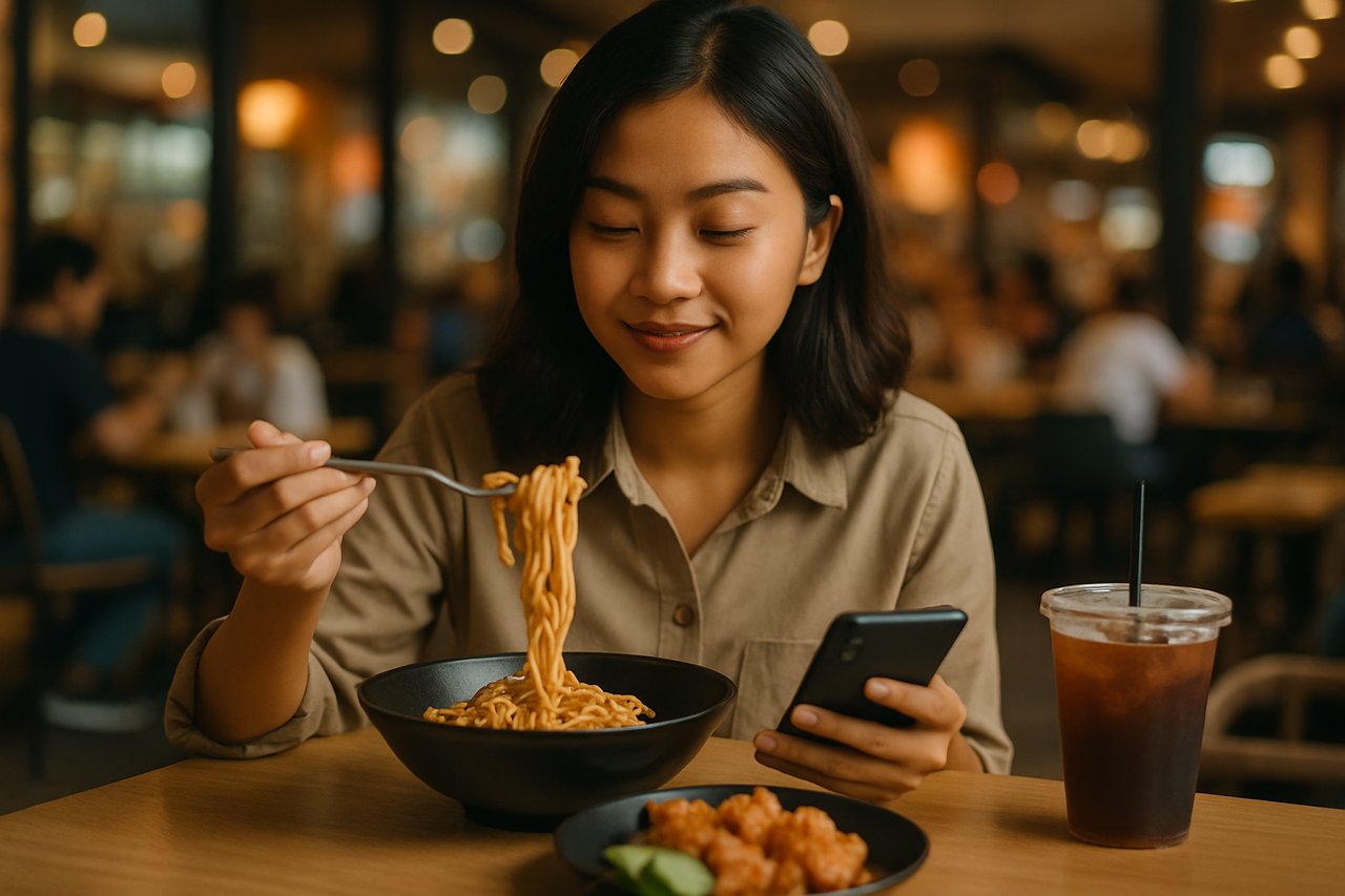 Makanan di aeon tanjung barat