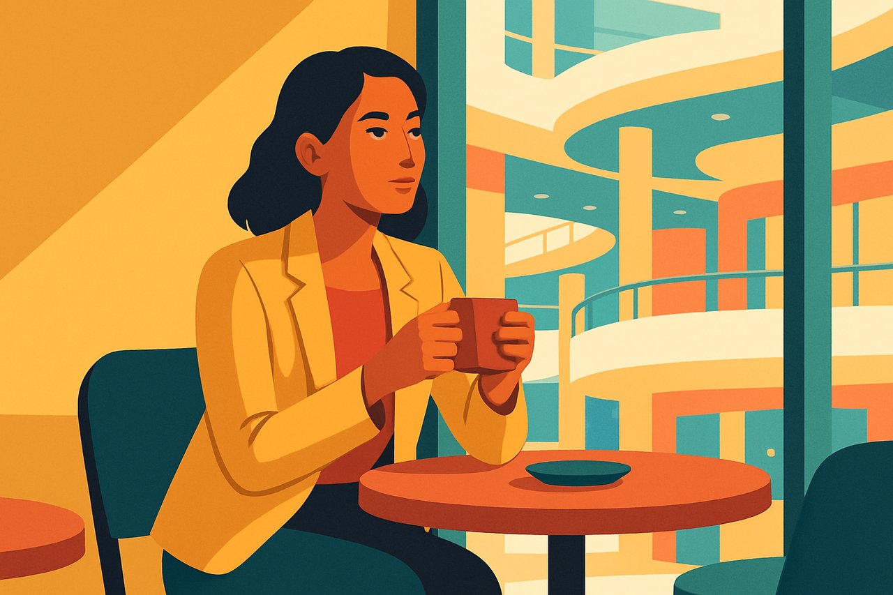 Makanan di gandaria city - ilustrasi 1