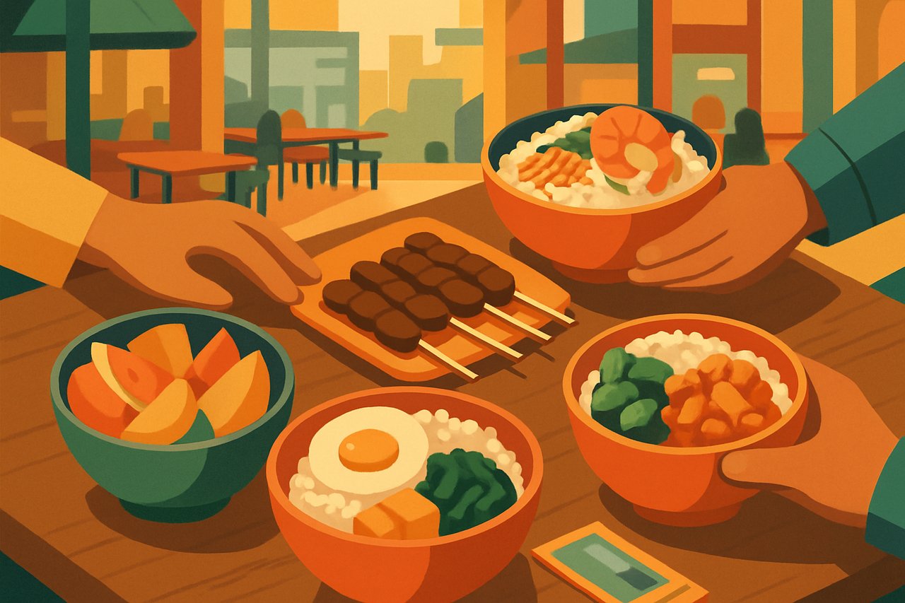 Makanan di gandaria city - ilustrasi 2