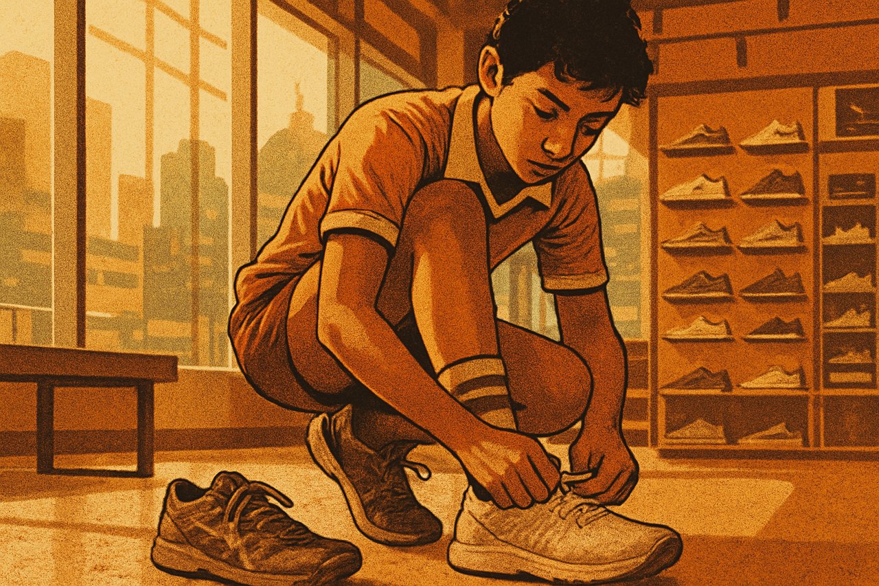 Sepatu voli - ilustrasi 1