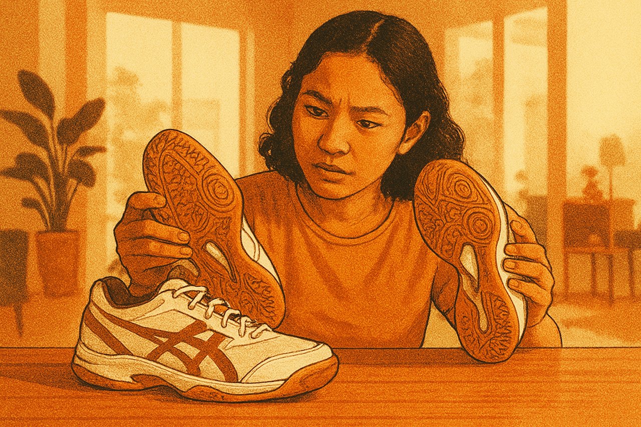 Sepatu voli - ilustrasi 2