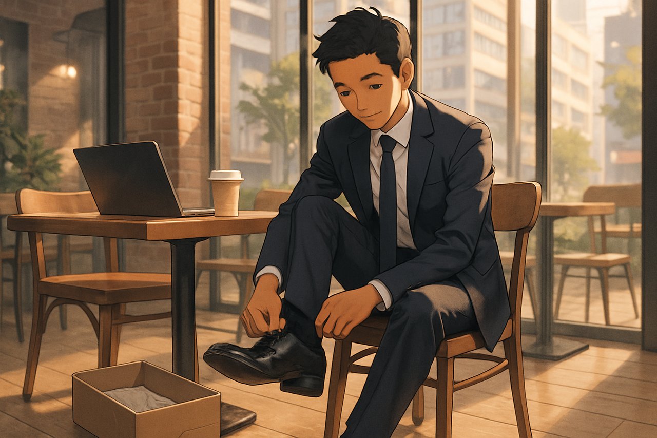Merk sepatu pantofel pria - ilustrasi 2