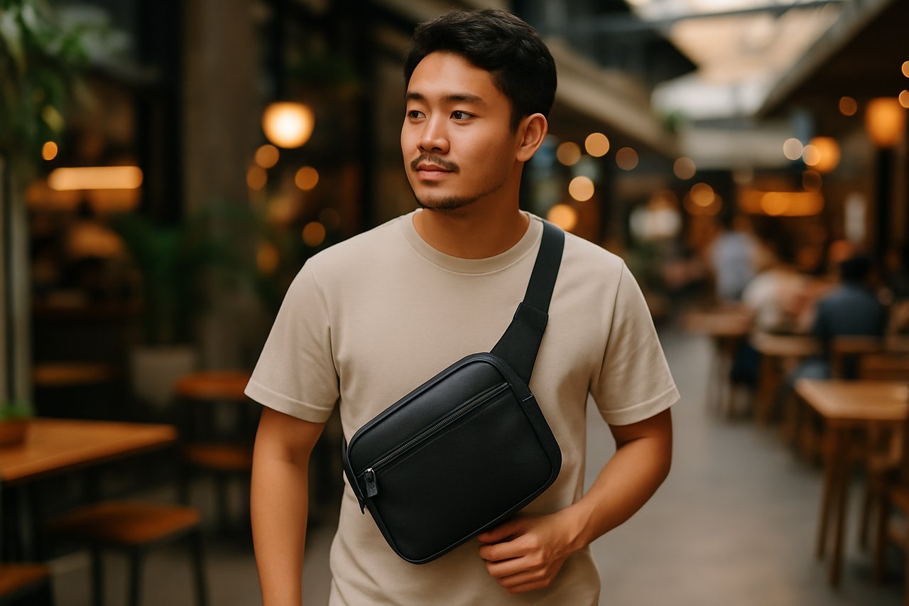 Tas selempang pria branded